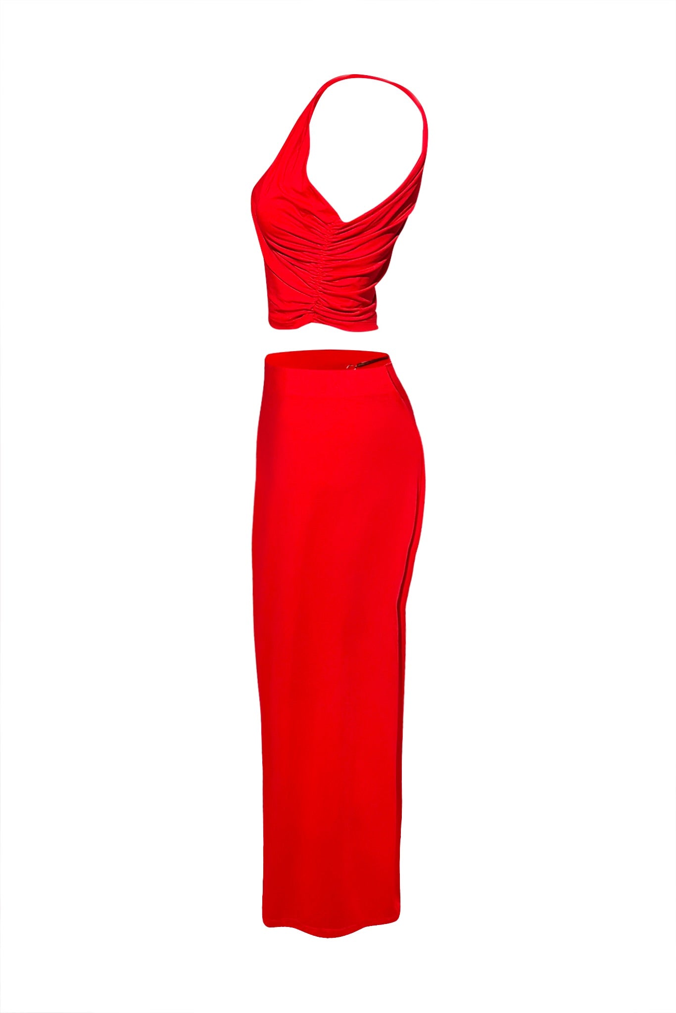 Lucia Draped Two Piece Skirt Set