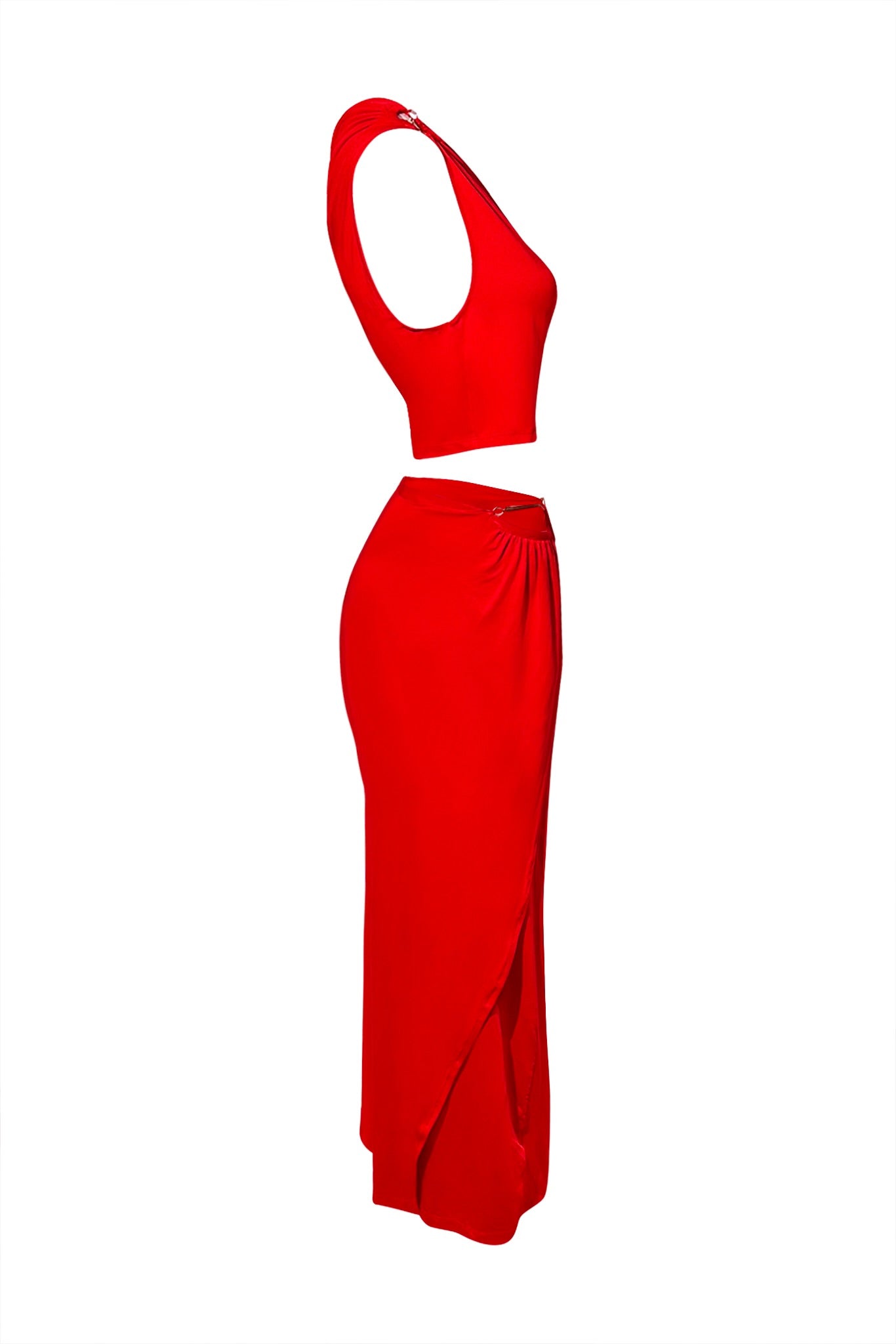 Lucia Draped Two Piece Skirt Set