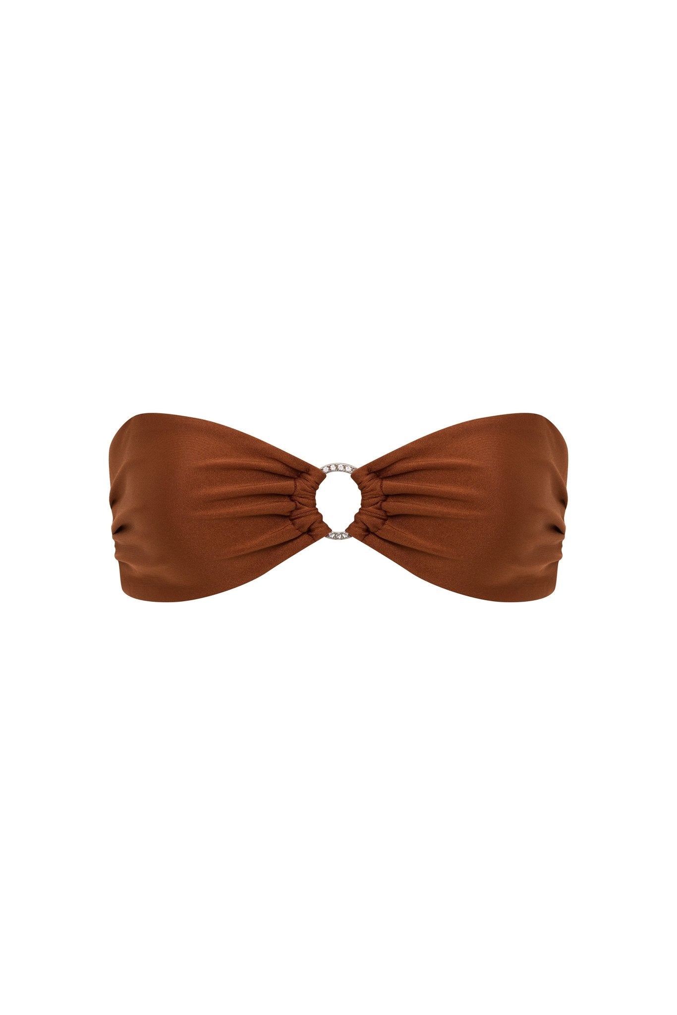 Santorini Bandeau l Light Brown Bikini Set - YG COLLECTION
