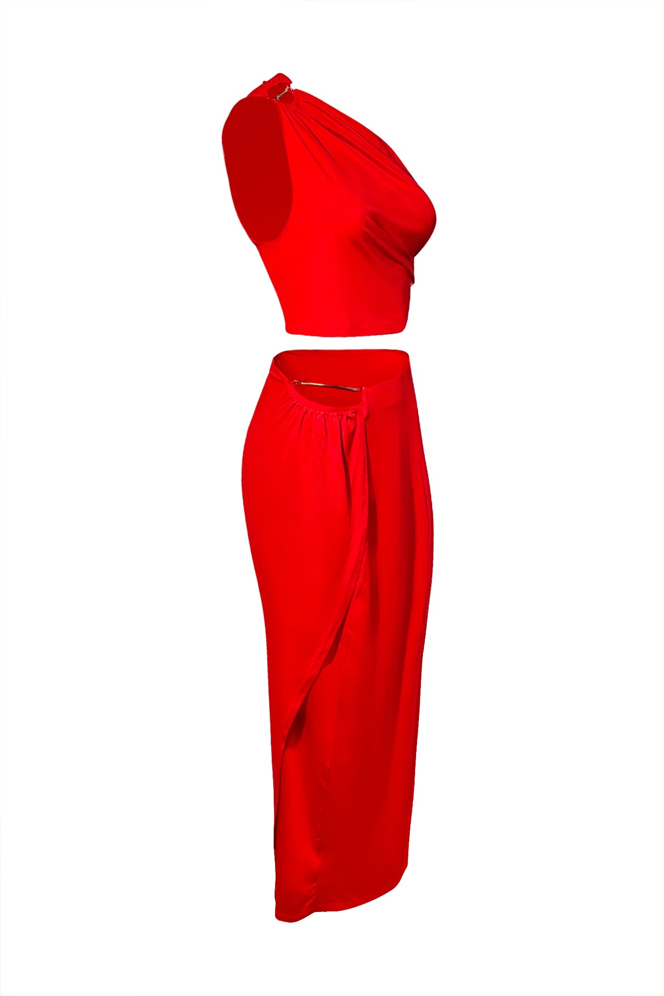 Lucia Draped Two Piece Skirt Set