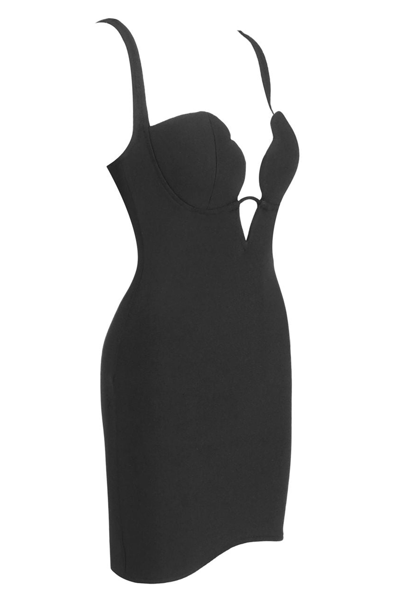 siren cut dresses PRE-ORDER Ivory Siren Sculpted Mesh Dress