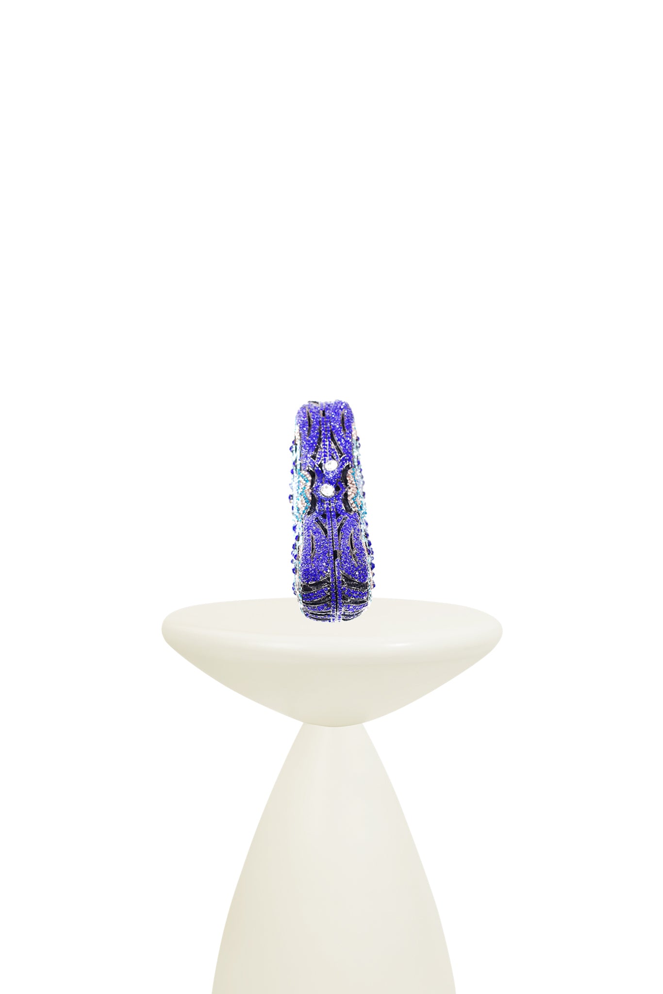 Vibrante Crystal Butterfly Clutch Bag