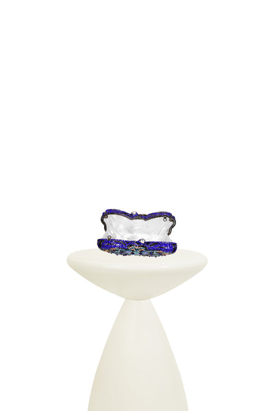 Vibrante Crystal Butterfly Clutch Bag