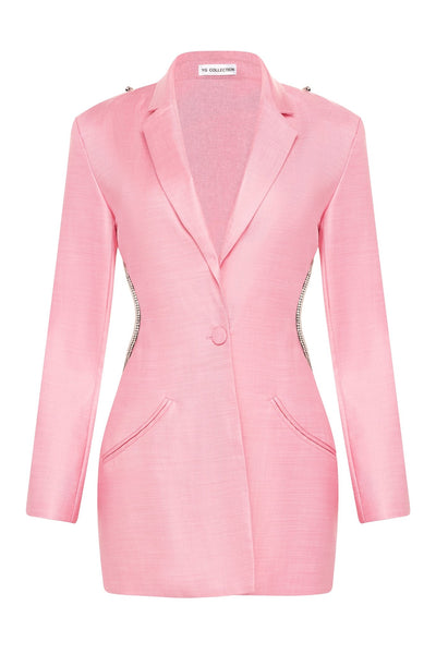 Belle Backless Diamond Blazer - YG COLLECTION