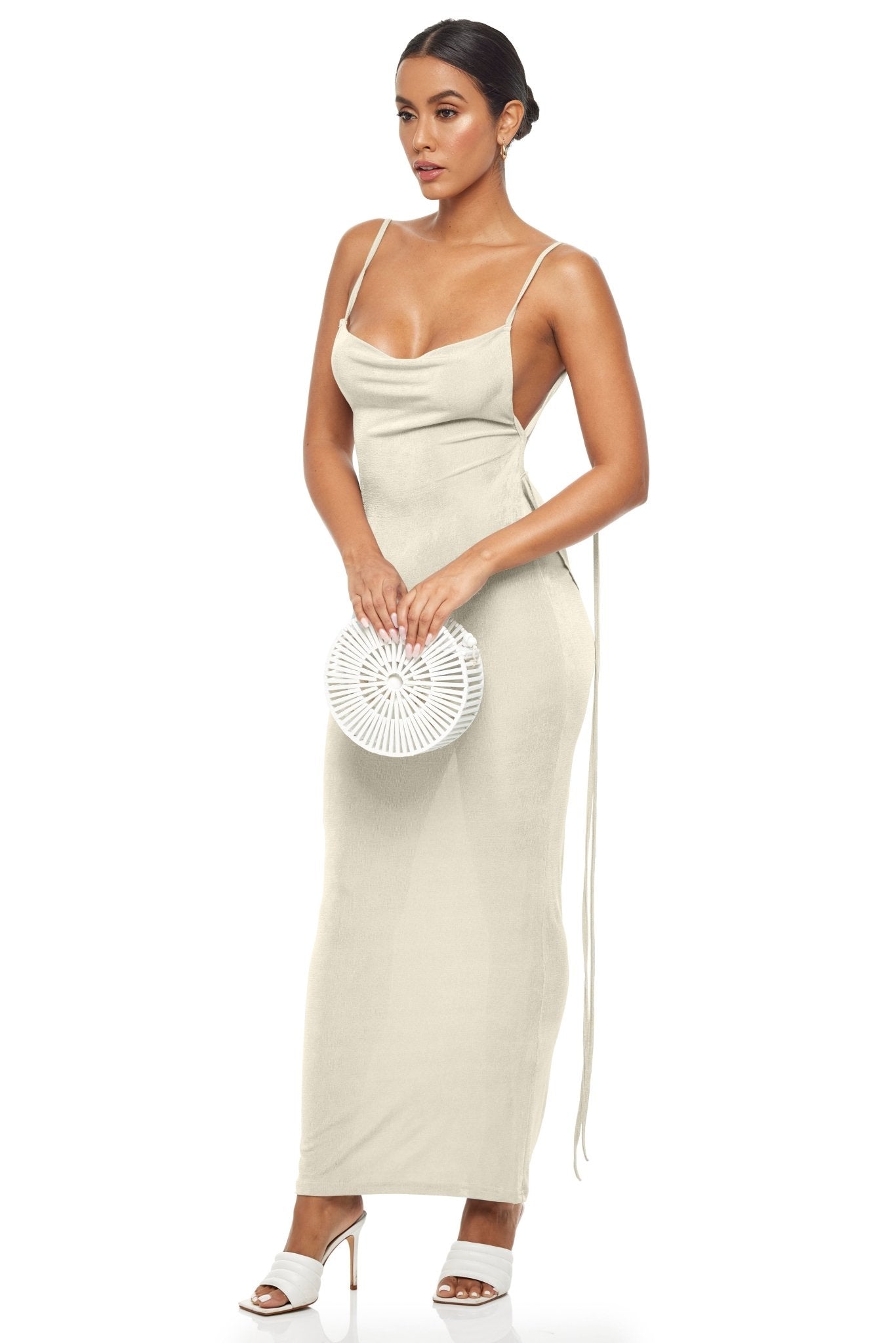 Brandi Backless Maxi Dress - YG COLLECTION