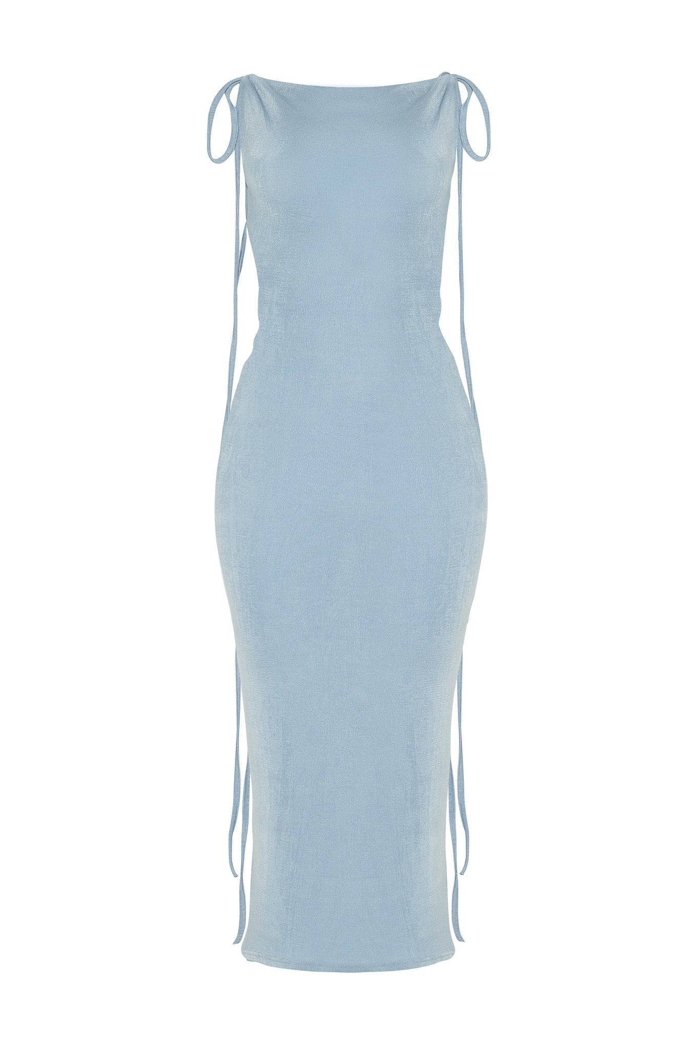 Brandi Backless Maxi Dress | YG Collection Blue / L Brandi Backless Maxi Dress | YG Collection Blue / L