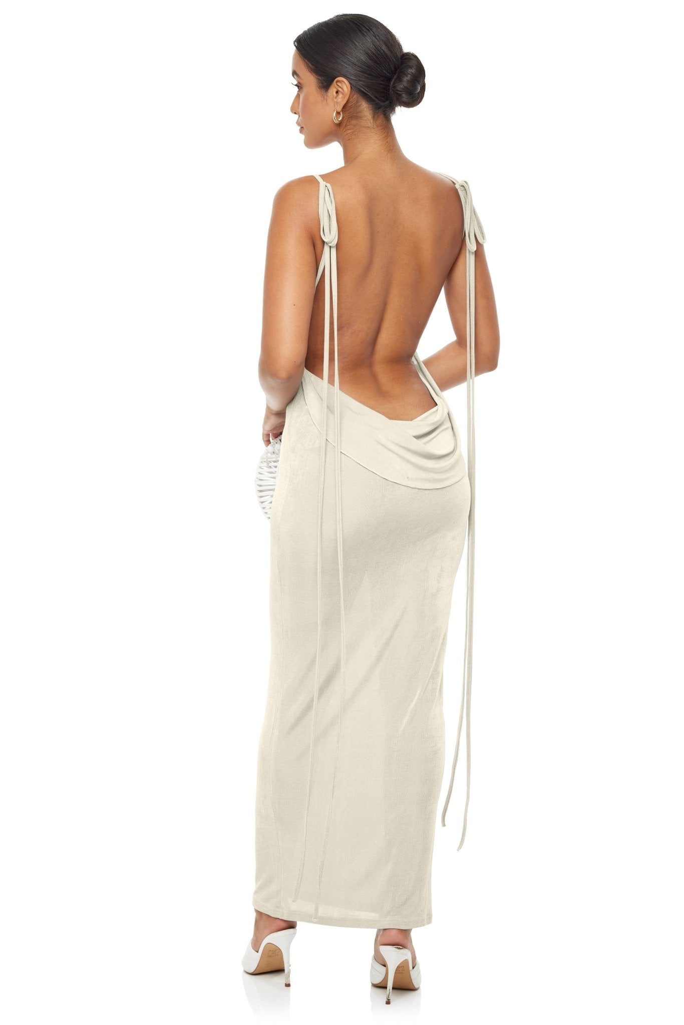 Brandi Backless Maxi Dress - YG COLLECTION