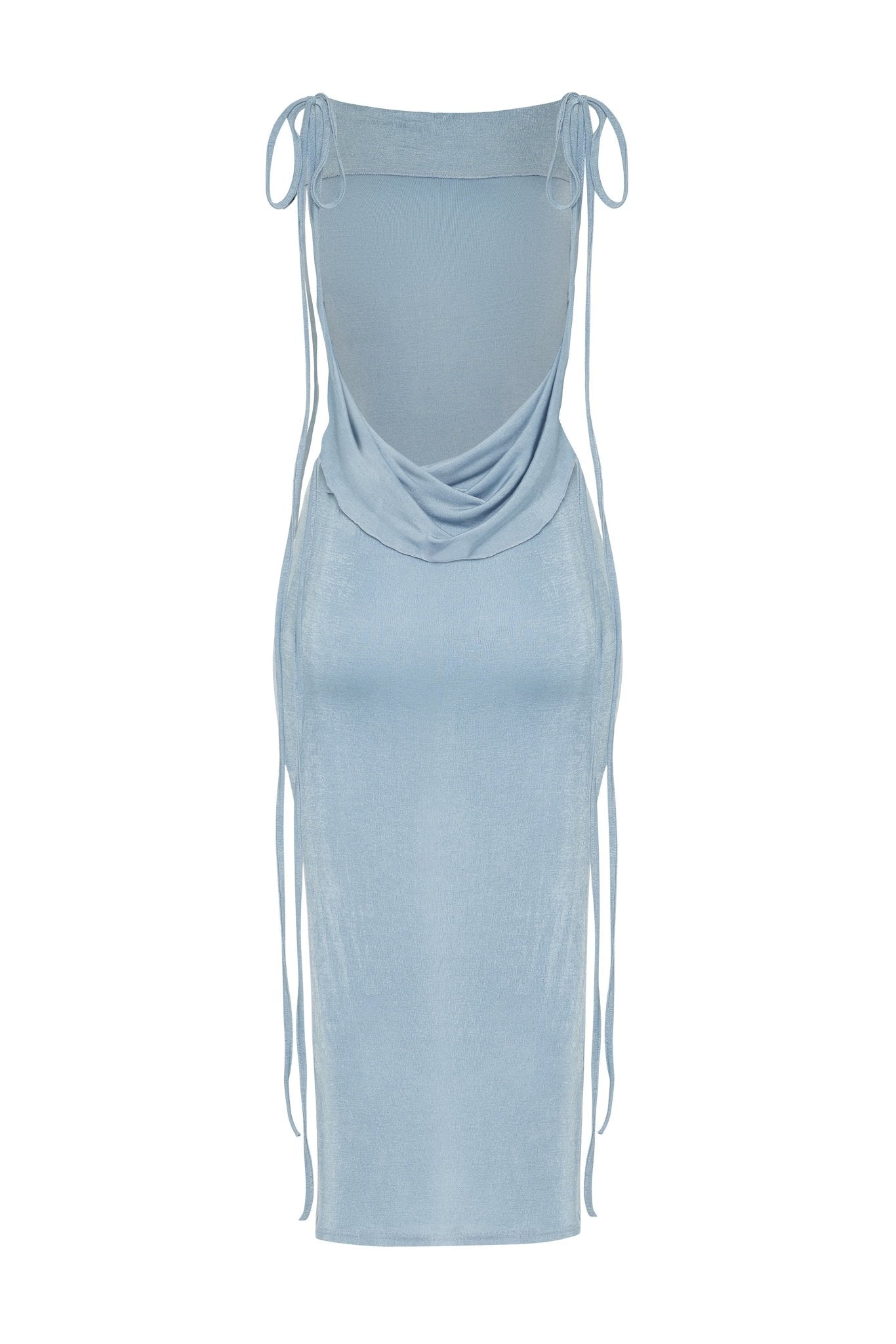Brandi Backless Maxi Dress | YG Collection Blue / L Brandi Backless Maxi Dress | YG Collection Blue / L