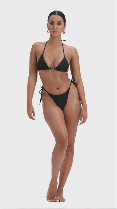 Gia | Black Bikini Set
