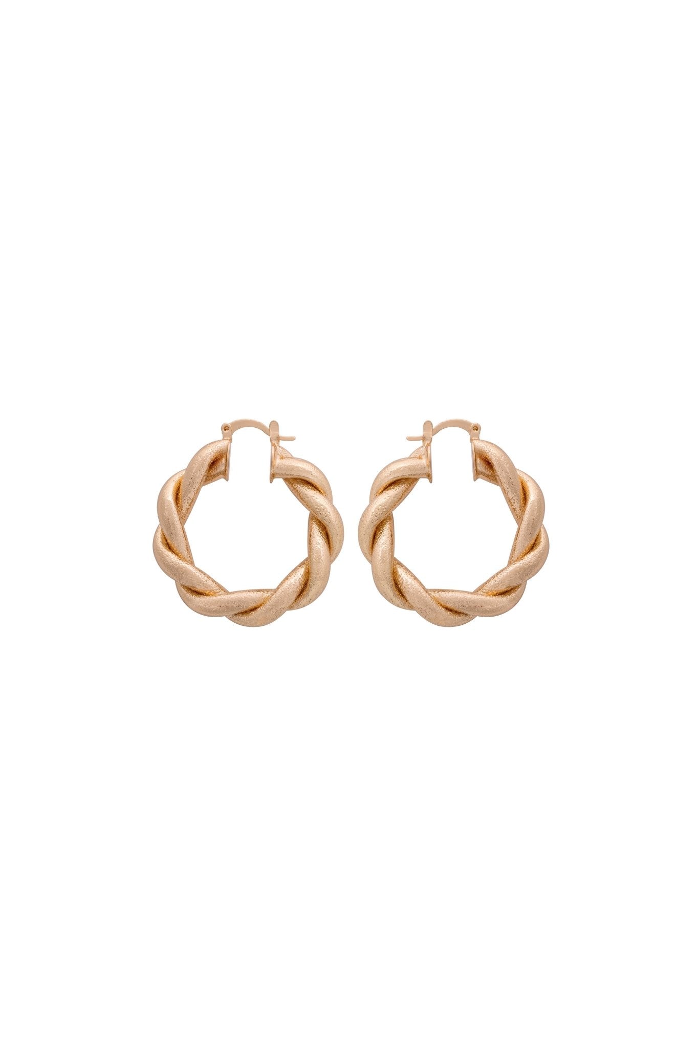 Capri Hoops Earrings - Gold - YG COLLECTION