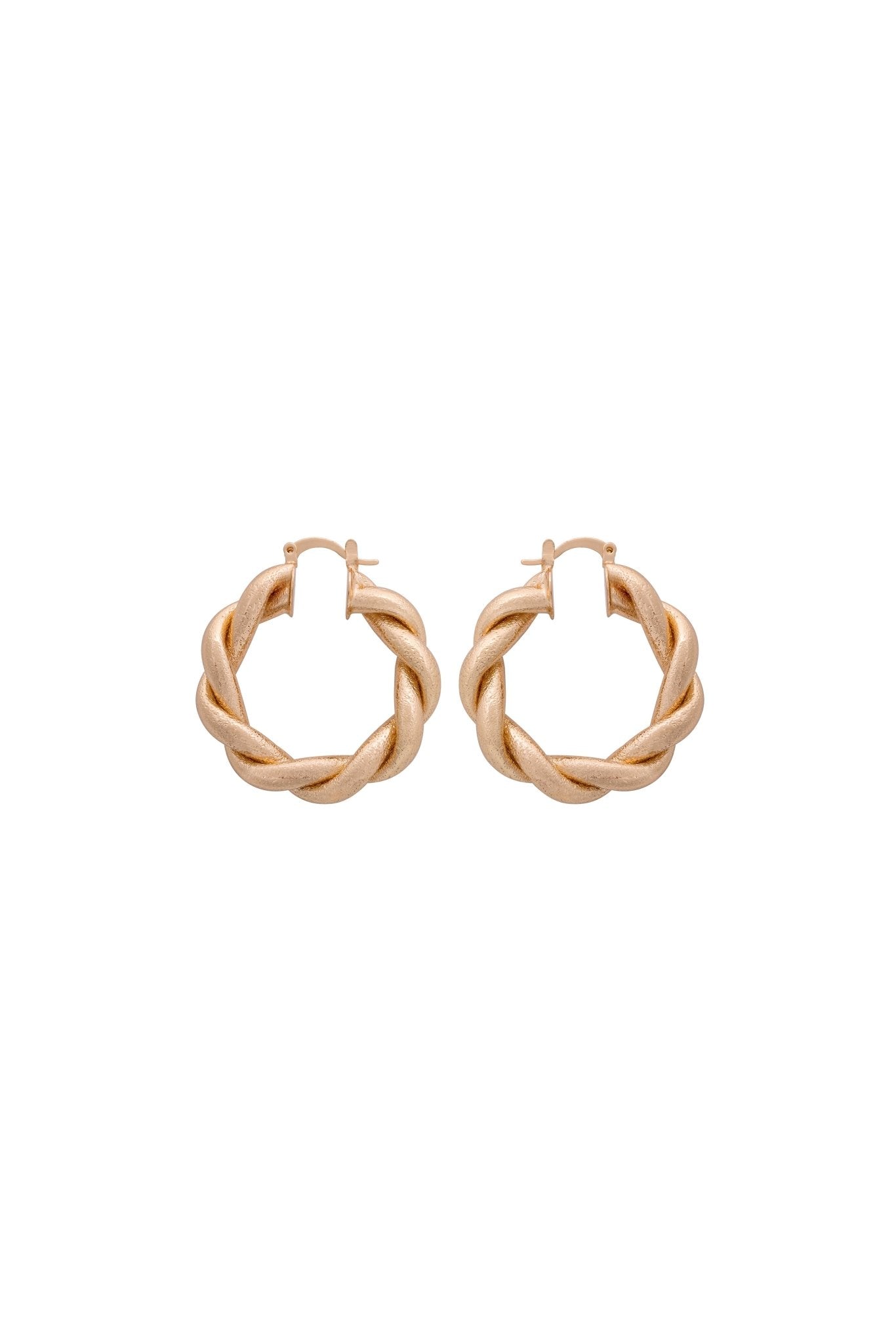 Capri Hoops Earrings - Gold - YG COLLECTION