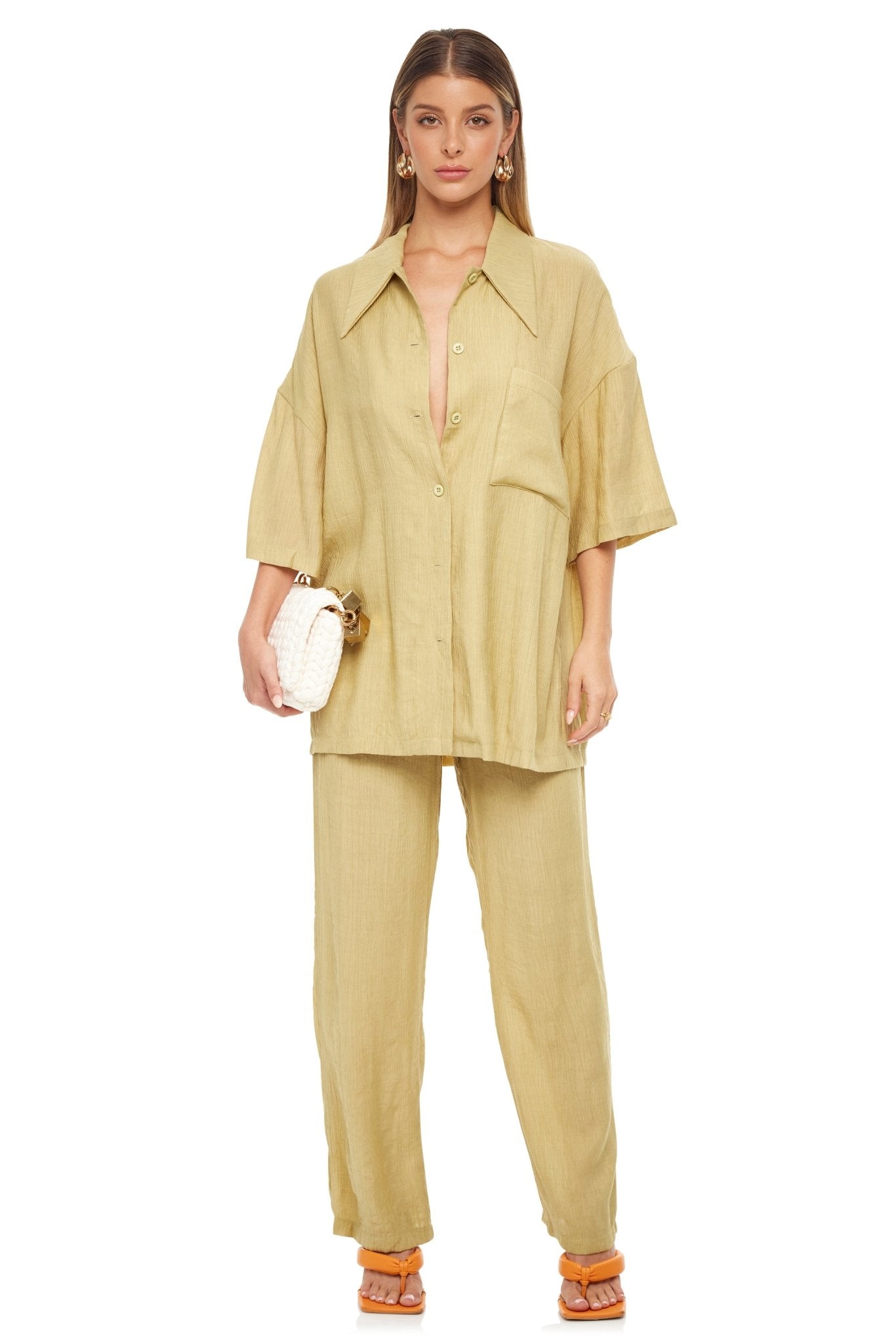 Cyn Two Piece Pants Set - YG COLLECTION