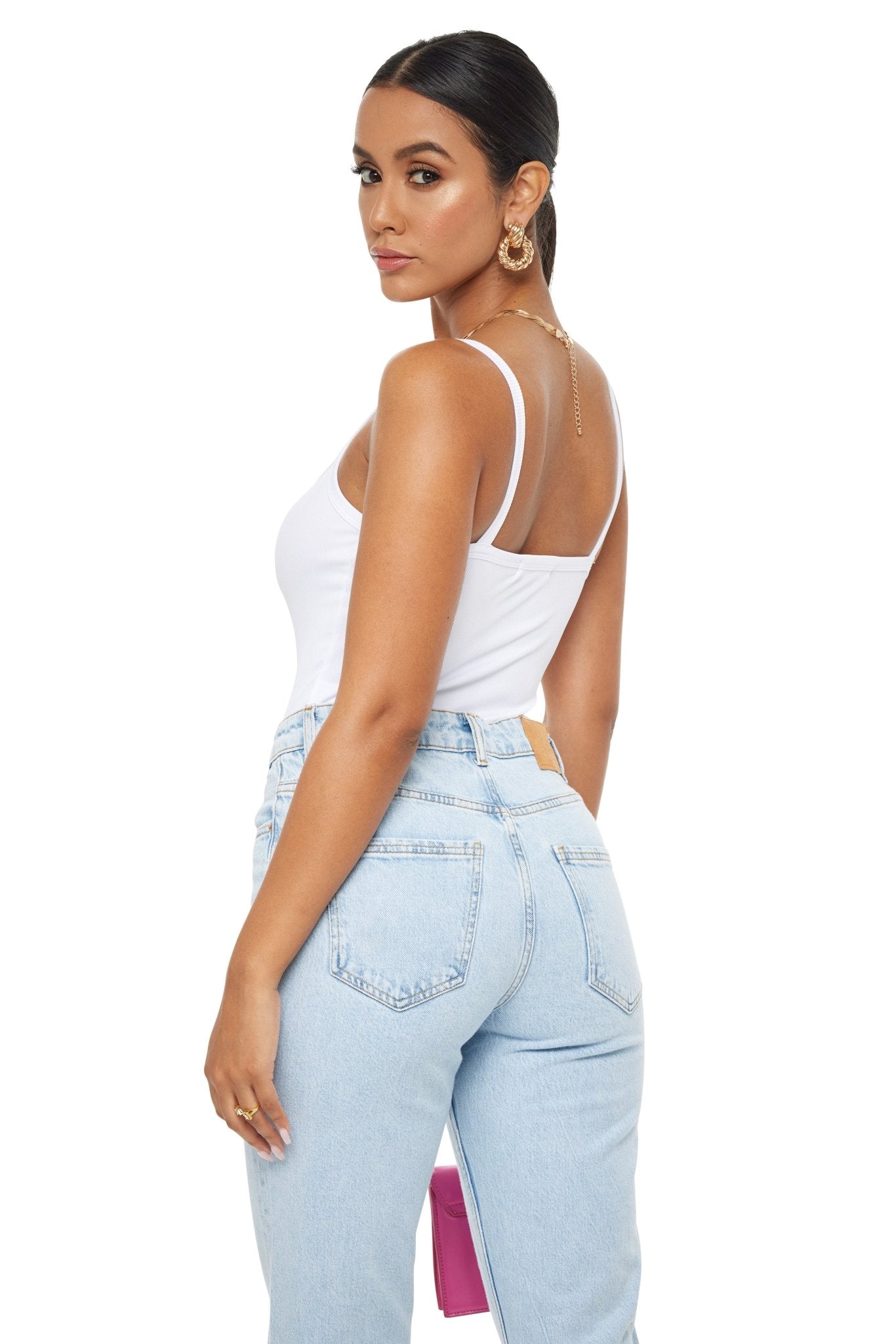 Eliza Spaghetti Strap Bodysuit - YG COLLECTION