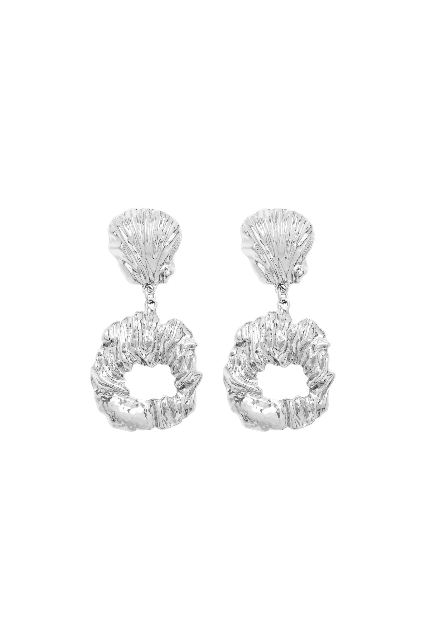 Ethe Drop Earrings - Silver - YG COLLECTION