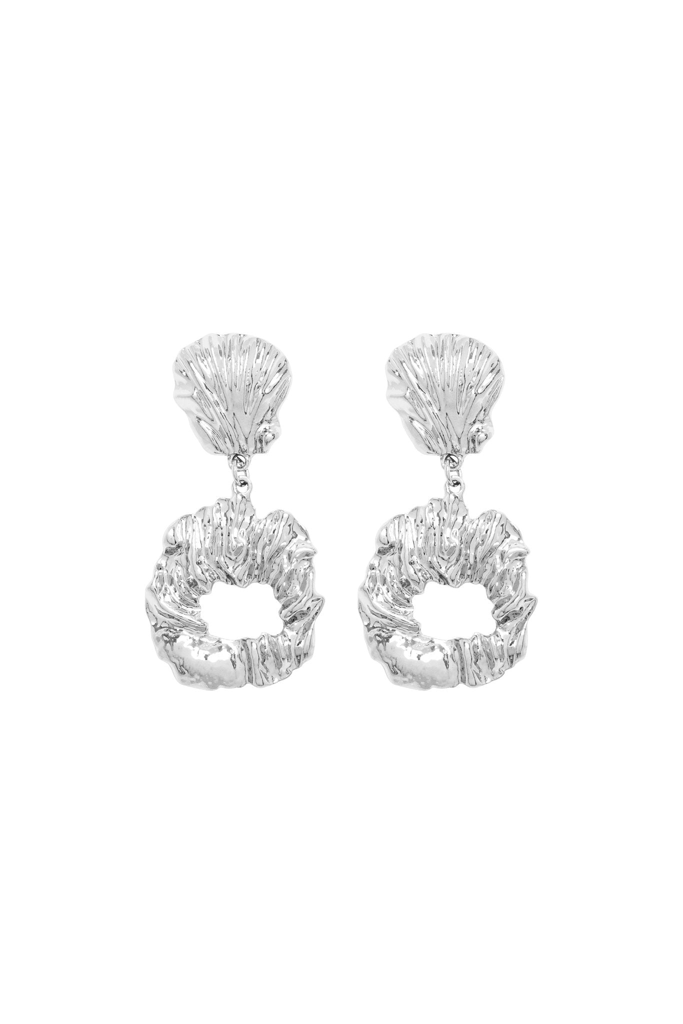 Ethe Drop Earrings - Silver - YG COLLECTION