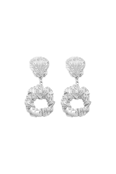 Ethe Drop Earrings - Silver - YG COLLECTION