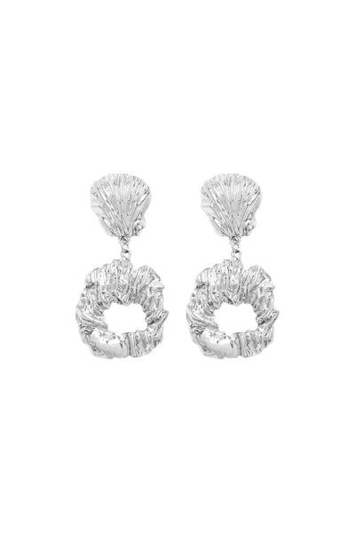 Ethe Drop Earrings - Silver - YG COLLECTION