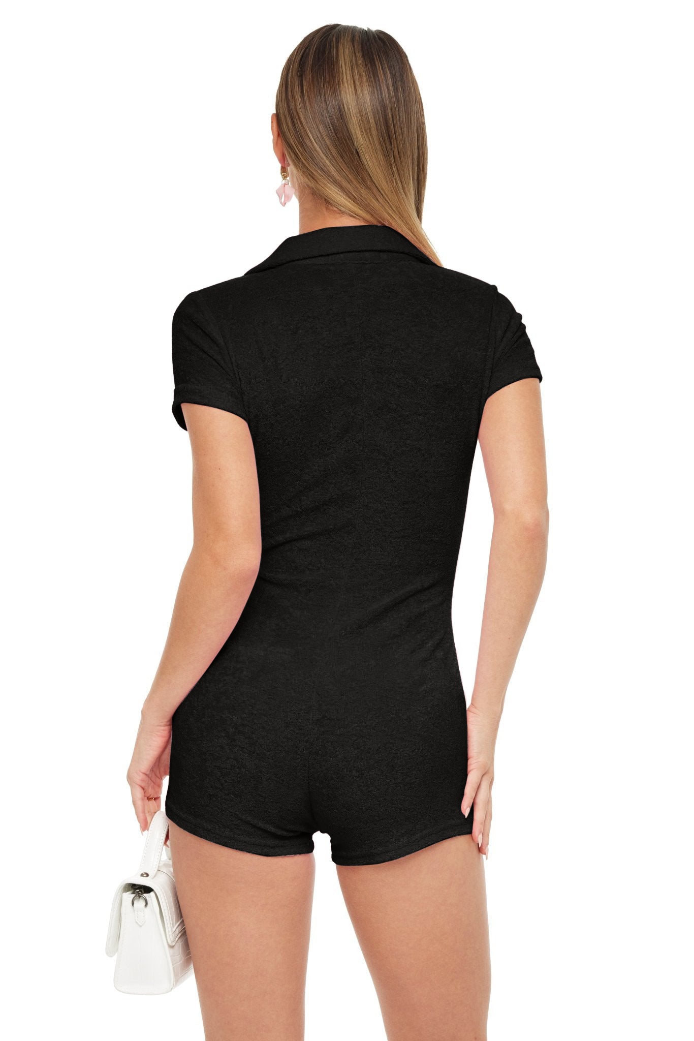 Harlow Button-up Romper - YG COLLECTION