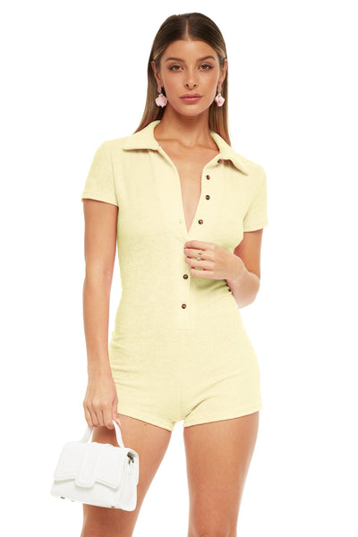 Harlow Button-up Romper - YG COLLECTION