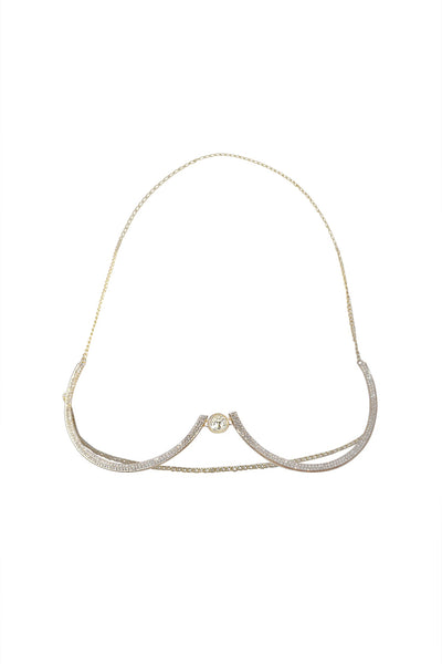 Peso Underwire Chain Bra - Gold