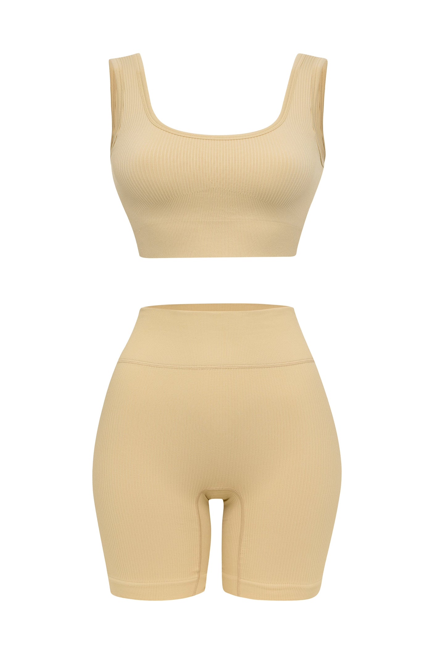 Maui Ribbed Biker Shorts Set