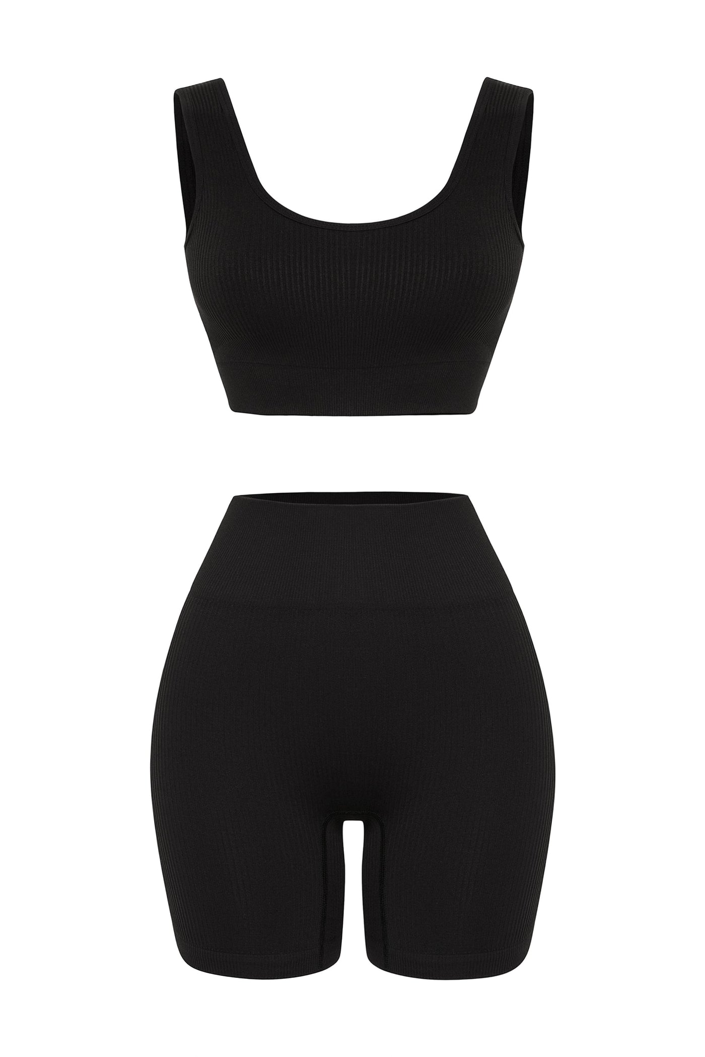 Maui Ribbed Biker Shorts Set
