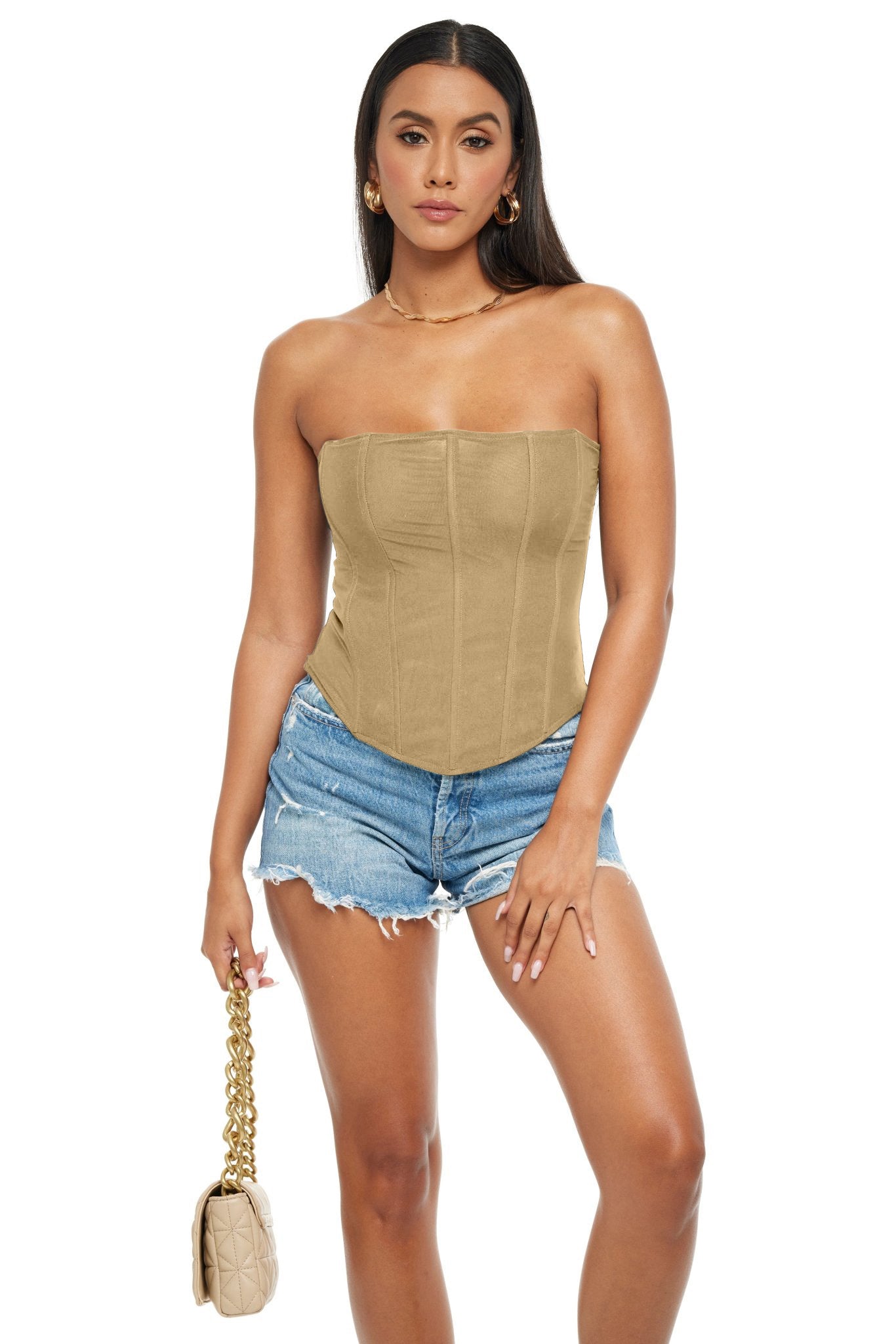 Lorel Mesh Corset - YG COLLECTION