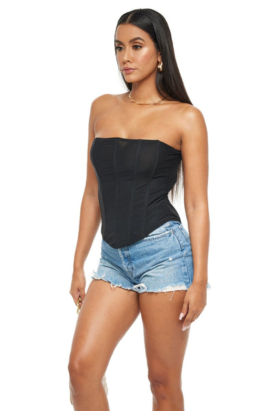 Lorel Mesh Corset - YG COLLECTION
