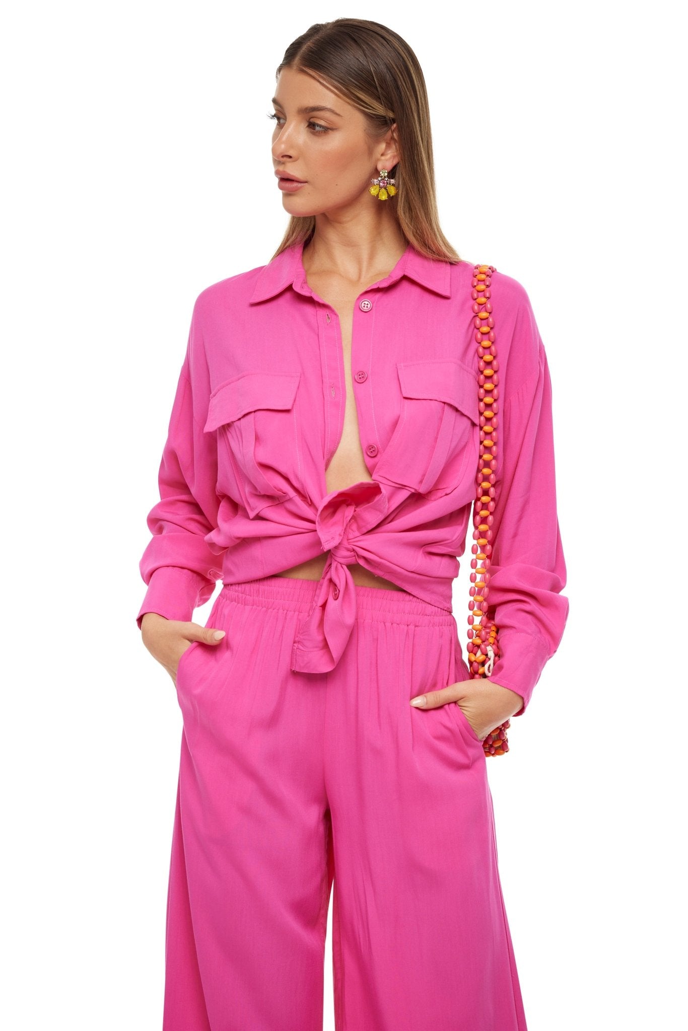 Lyn Two Piece Pants Set - YG COLLECTION