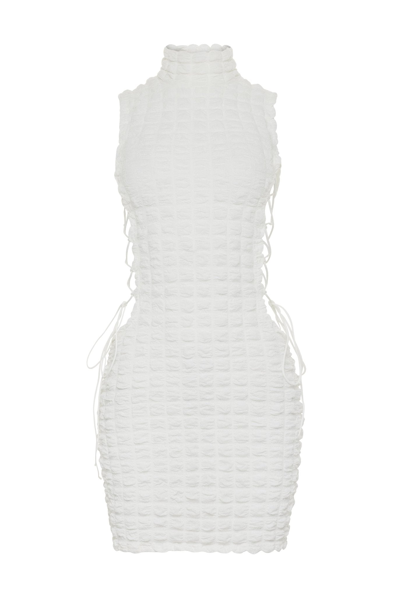 Malvina Strap Up Mini Dress - YG COLLECTION