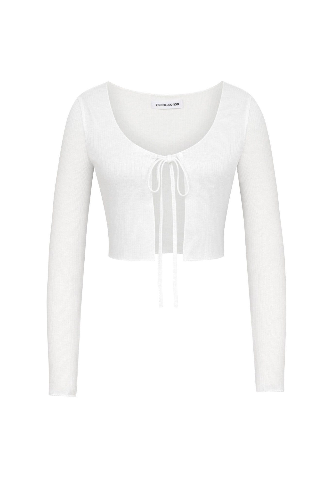 Mykonos Lace Up Top - YG COLLECTION