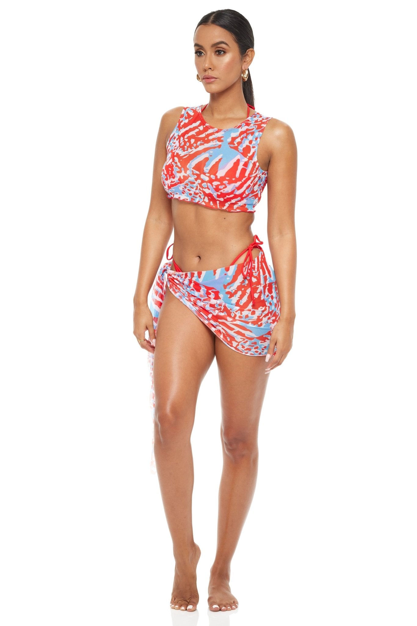 Oasis Two Piece Beach Cover - YG COLLECTION