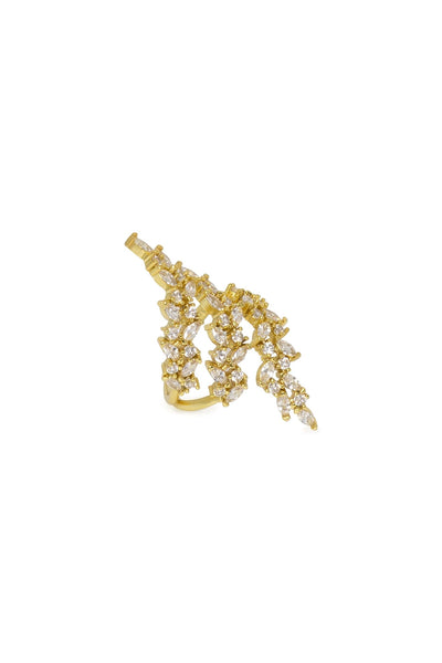 Sirène Olive Leaf Adjustable Ring - YG COLLECTION