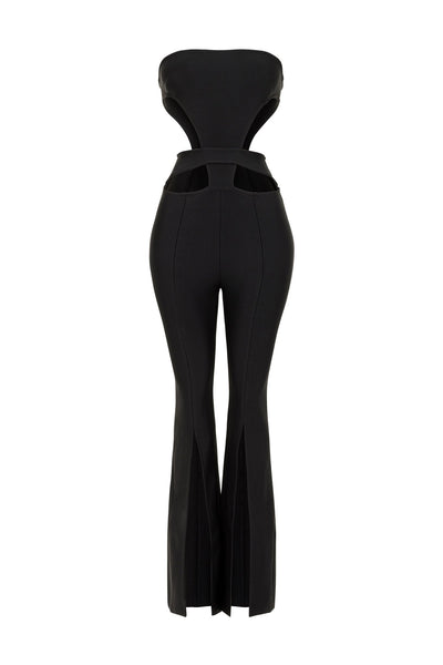 Zahara Cut Out Bandage Jumpsuit - YG COLLECTION